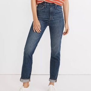 Madewell The Mom Jeans Draycott Medium Wash 28